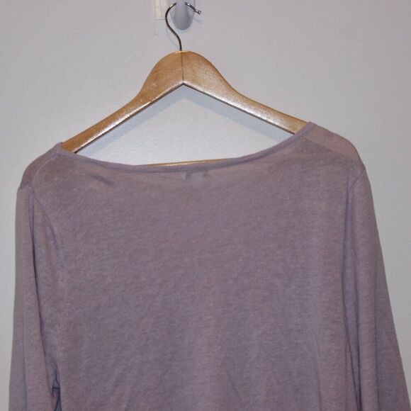 J. Jill Lilac Linen Blend  3/4 sleeve Sweater  Women's Size XL - Picture 7 of 12